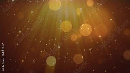 gold light and bokeh
