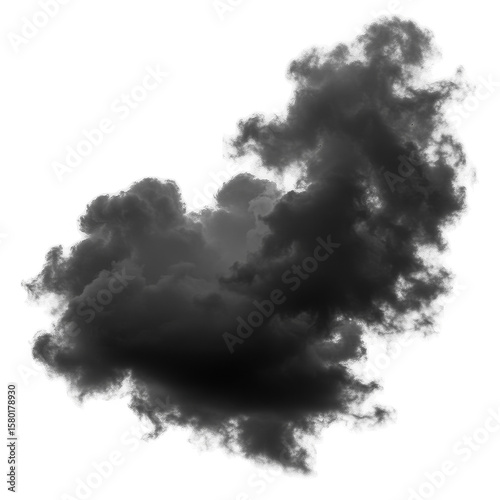 Dark Cloud Isolated Sky Storm Weather Abstract