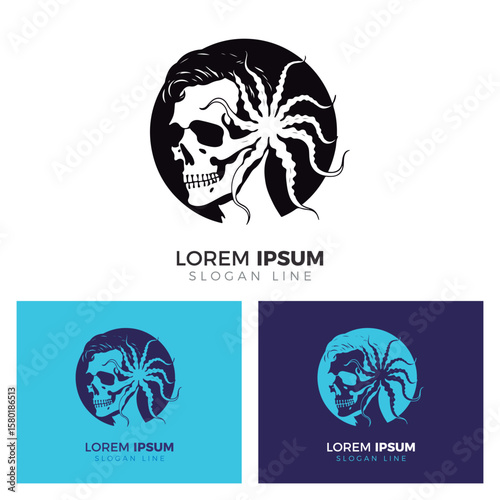 Vector Brittle Star Logo Collection.