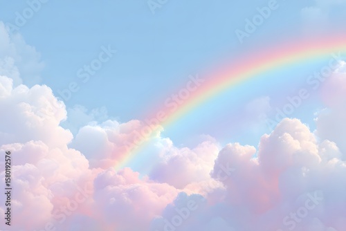 구름위에 무지개