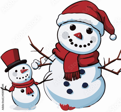 Making a snowman
