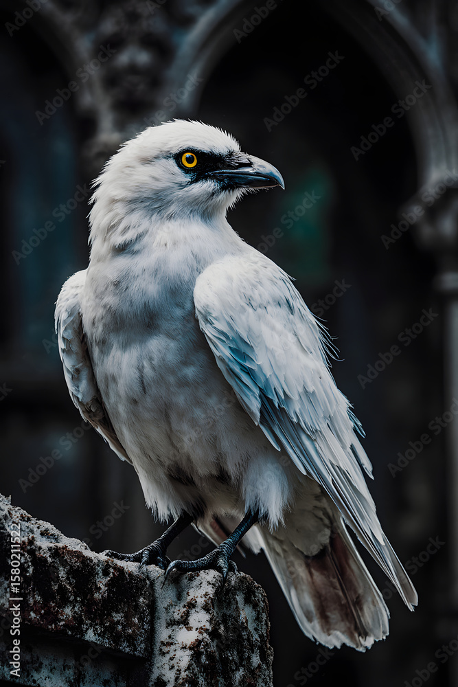 Fototapeta premium High quality fantasy animal portrait in dark forest