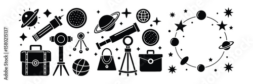 Space Illustration Set for Creative Digital Projects