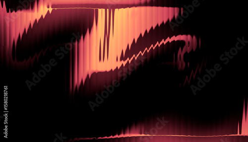 Abstract red orange black fractal glass texture background. abstract color gradient shape, fractal glass texture poster banner header wallpaper cover design