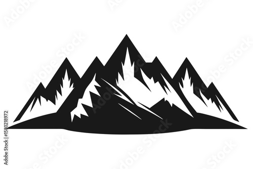 mountain range nature peaks hiking landscape scenic