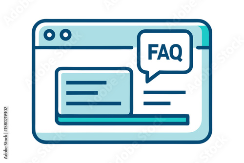 Wall Mural clean thin line card or popup window