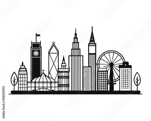 London Skyline SVG