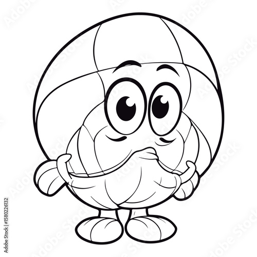 Cute cartoon Clam illustration