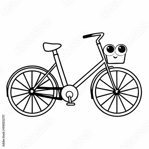 vintage bicycle vector
