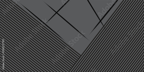Abstract design with intersecting lines and geometric shapes.