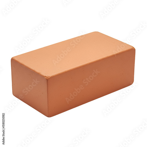 Isolated PNG of Red Brick for Construction Building and Architecture