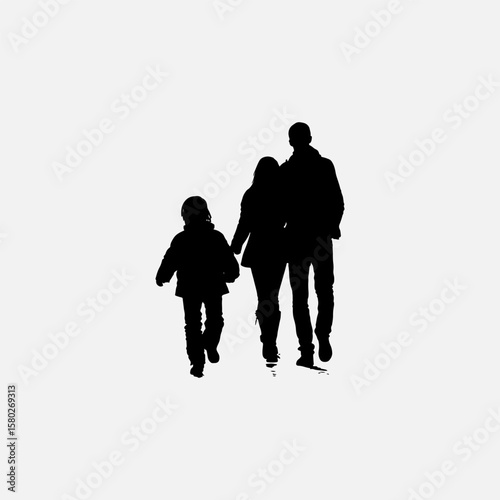 family icon graphic black set icon best git family design