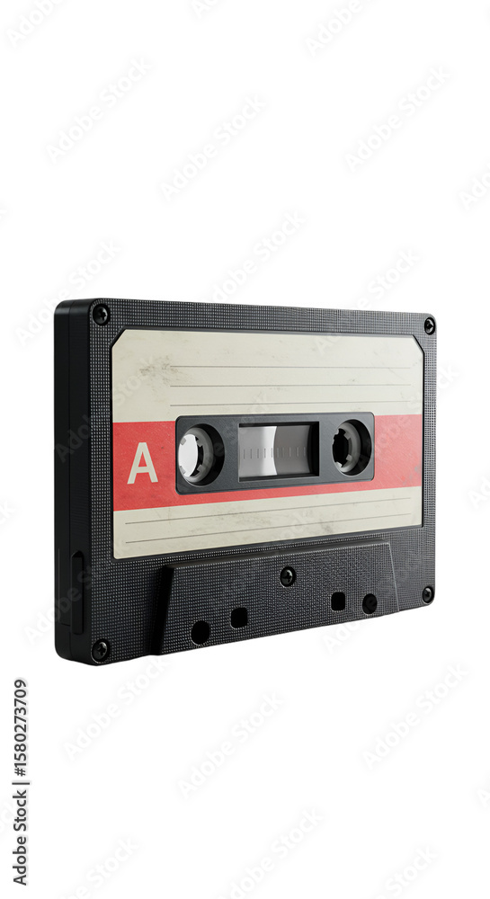 Fototapeta premium Realistic 3D Rendering of Vintage Cassette Tape Audio Music Player
