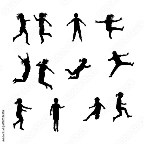 Wallpaper Mural Silhouette PNG People Jumping Dancing Shadows in Activity Transparent Torontodigital.ca