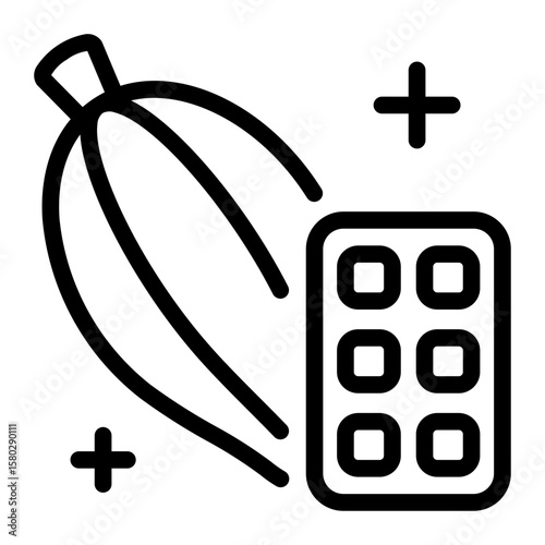 This Cacao icon is suitable for Indonesian culture, etc.