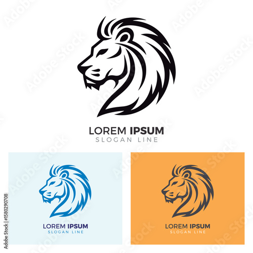 Vector Lion Logo Collection.