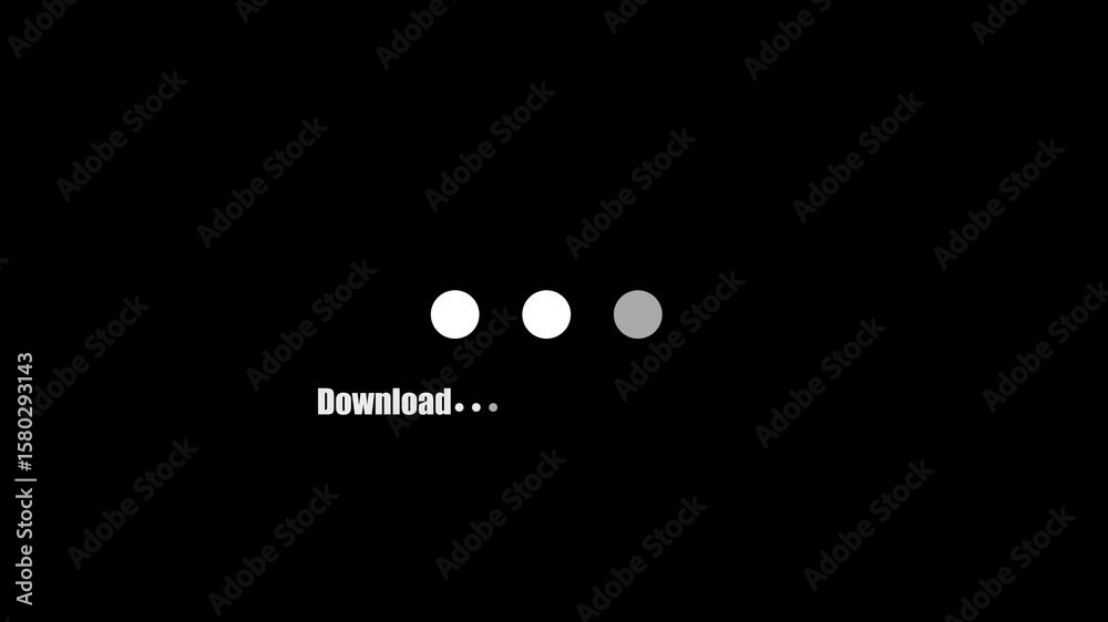Loading bar downloading progress animation transfer fast to last animation on a dark background..4k, video,