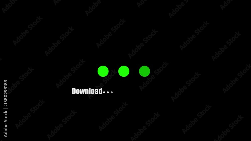 Loading bar downloading progress animation transfer fast to last animation on a dark background..4k, video,