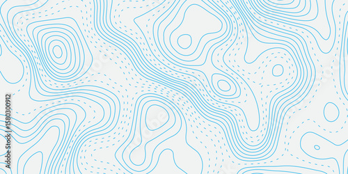 Generate an abstract background with light blue topographic contour lines on a white surface, creating a smooth, flowing pattern that resembles elevation maps or fluid dynamics.