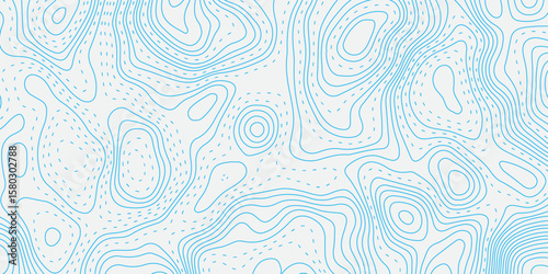 Generate an abstract background with light blue topographic contour lines on a white surface, creating a smooth, flowing pattern that resembles elevation maps or fluid dynamics.