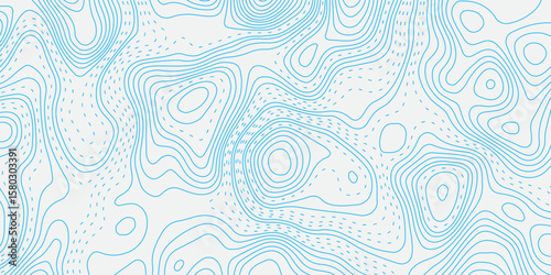 Generate an abstract background with light blue topographic contour lines on a white surface, creating a smooth, flowing pattern that resembles elevation maps or fluid dynamics.