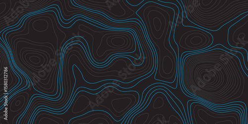  A dark background with intricate, flowing blue topographic lines creating an abstract and textured pattern.