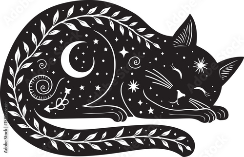 Mystreck: Dreaming Cat of the Cosmos vector bundle