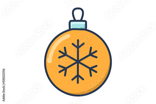 christmas ornament design. Vector hand drawn doodle