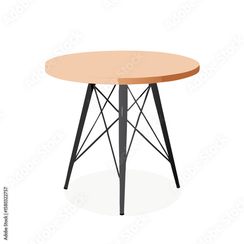 A vector illustration stool