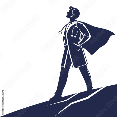man walking on a ski slope