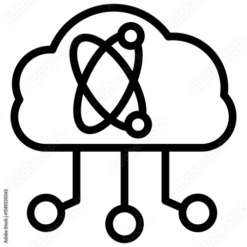 Quantum Cloud Icon