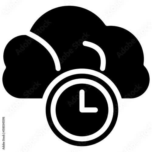 Obraz na plátně Cloud Scheduler Icon