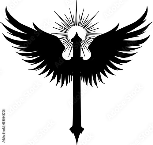 American , tribal phoenix, bird of fire, Tattoos vector design