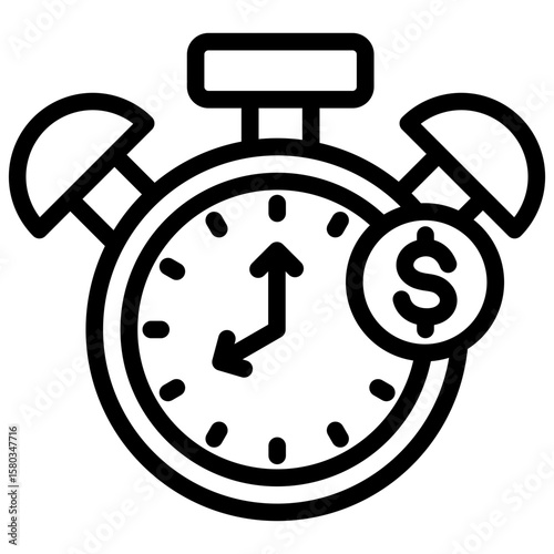 Time Is Money Icon