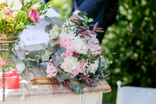 flor, ramo, boda, rosa, beldad, nupcial, decoraciones, florecer, naturaleza, floral, primavera, celebraciones, manojo, amor, acuerdo, romance, hermoso, verde, flora