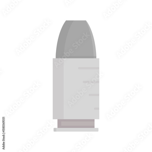 gun bullet icon vector illustration