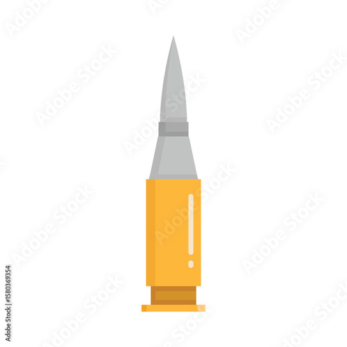 gun bullet icon vector illustration