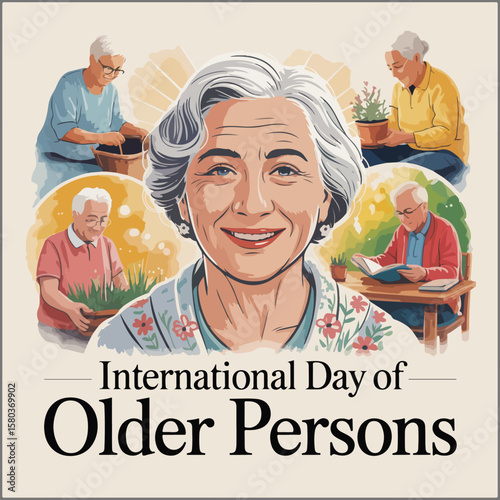 International Day of Older Persons poster