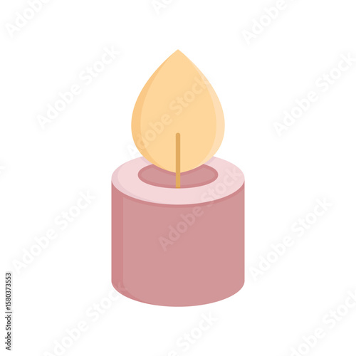 party candle icon vector illustration