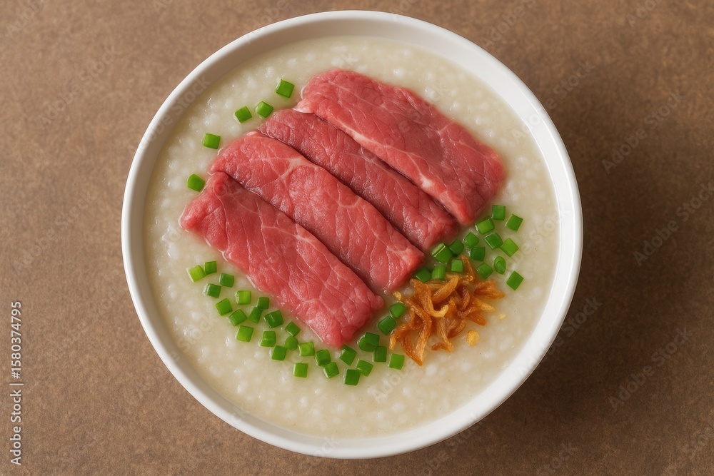 Beef used in traditional Vietnamese rice porridge Beef used in traditional Vietnamese rice porridge