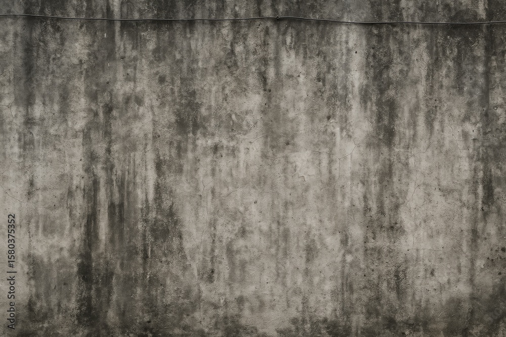 Weathered concrete wall with discoloration Weathered concrete wall with discoloration