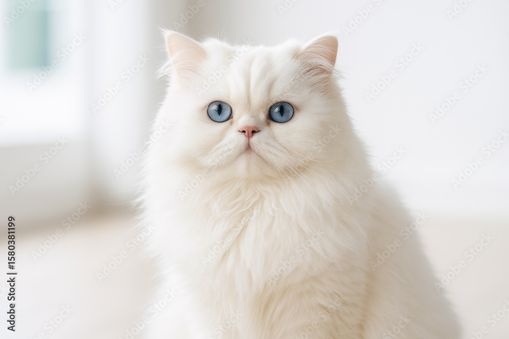 Fototapeta premium Domestic Persian Cat Experience
