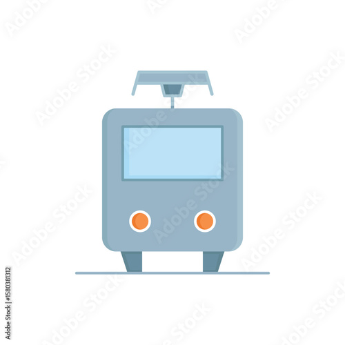 train icon on white background vector