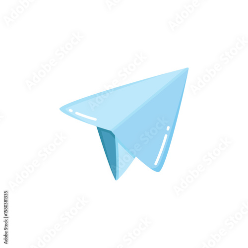 paper plane icon vector illustration