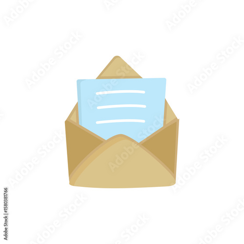 letter envelope icon vector illustration