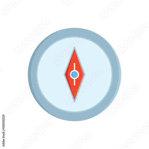 compass tool icon on white background