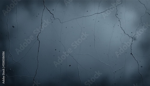 textured background of grayish blue grunge paper with subtle cracks, dust particles