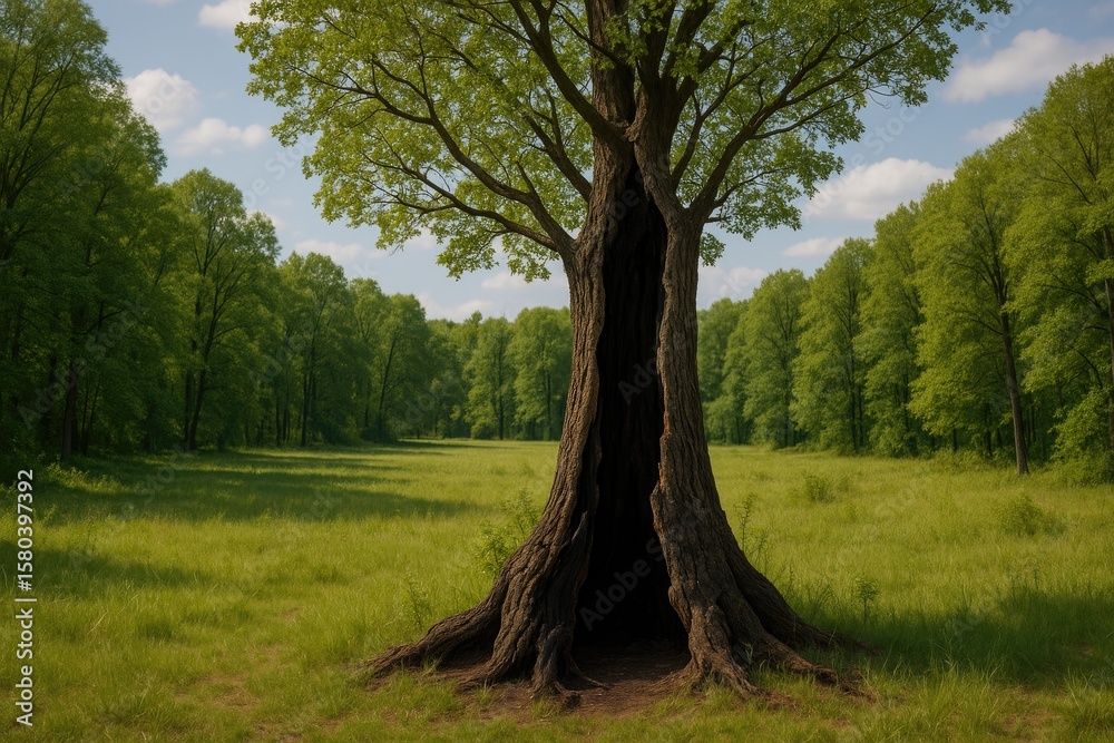 Fototapeta premium The tree adorned with clothing