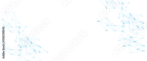 Vector Connect link background. global network technology concept. Digital technology futuristic internet network speed connection blue background.