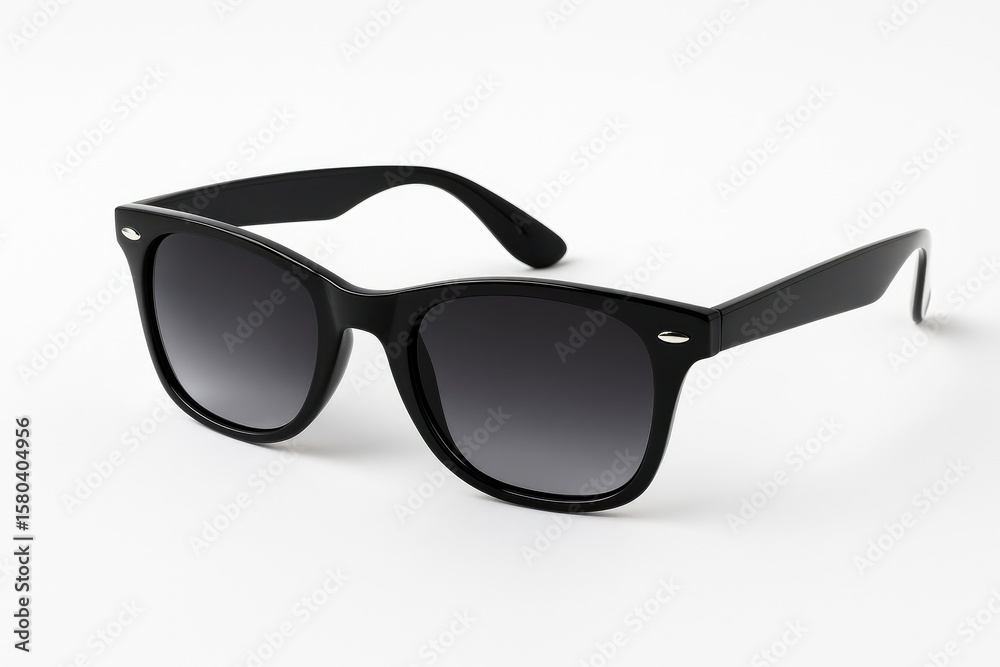 Eyewear displayed against a plain white backdrop Eyewear displayed against a plain white backdrop